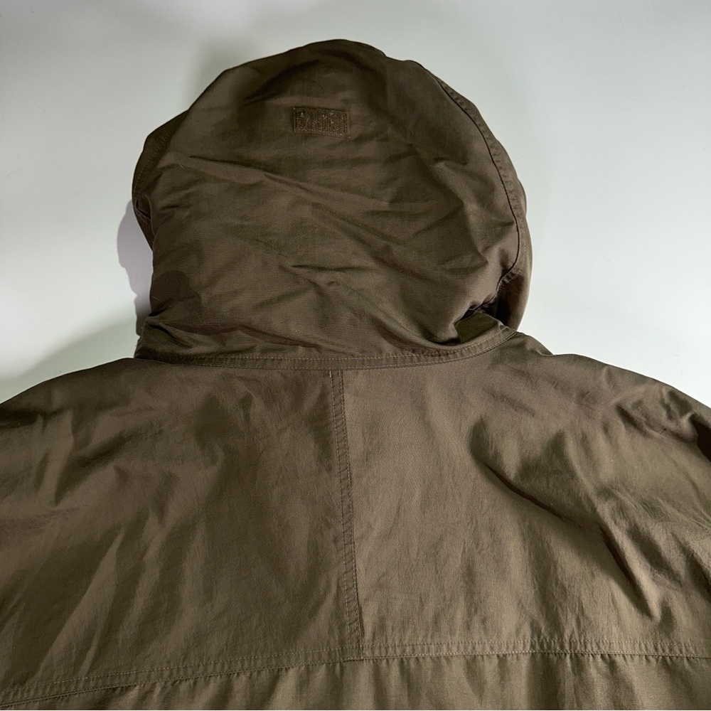 Eastern Mountain Sports Men's Tan Hooded Raincoat - Picture 7 of 15